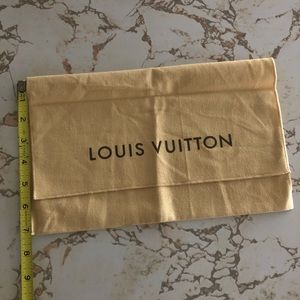 Louis Vuitton Dust Bag Beige Cotton Storage Bag Authentic LV
